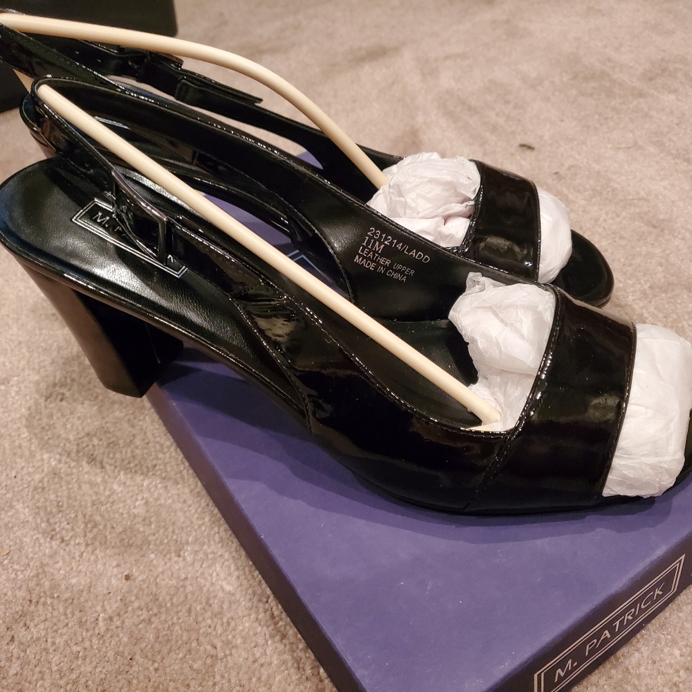 Black Patton Dress Sandals